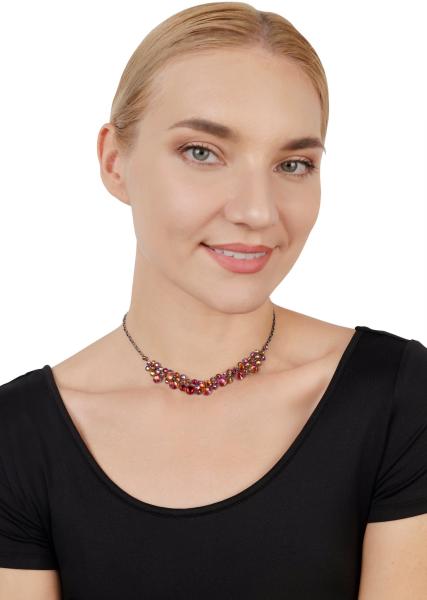 Coralline/Orange - Water Cascade necklace - Konplott